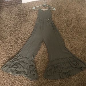 Olive green jumpsuit